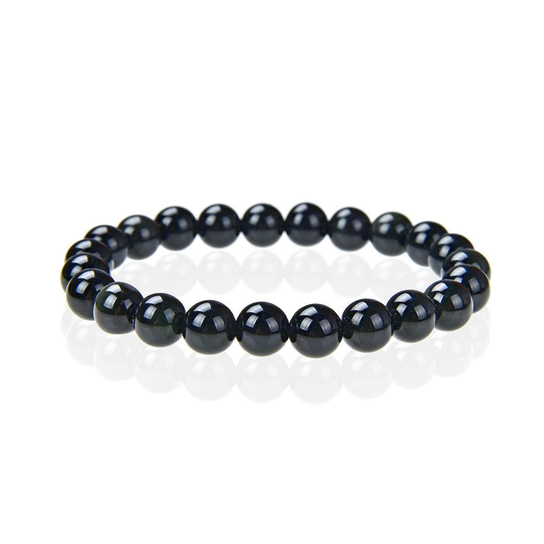 Bracelet en Obsidienne Noire