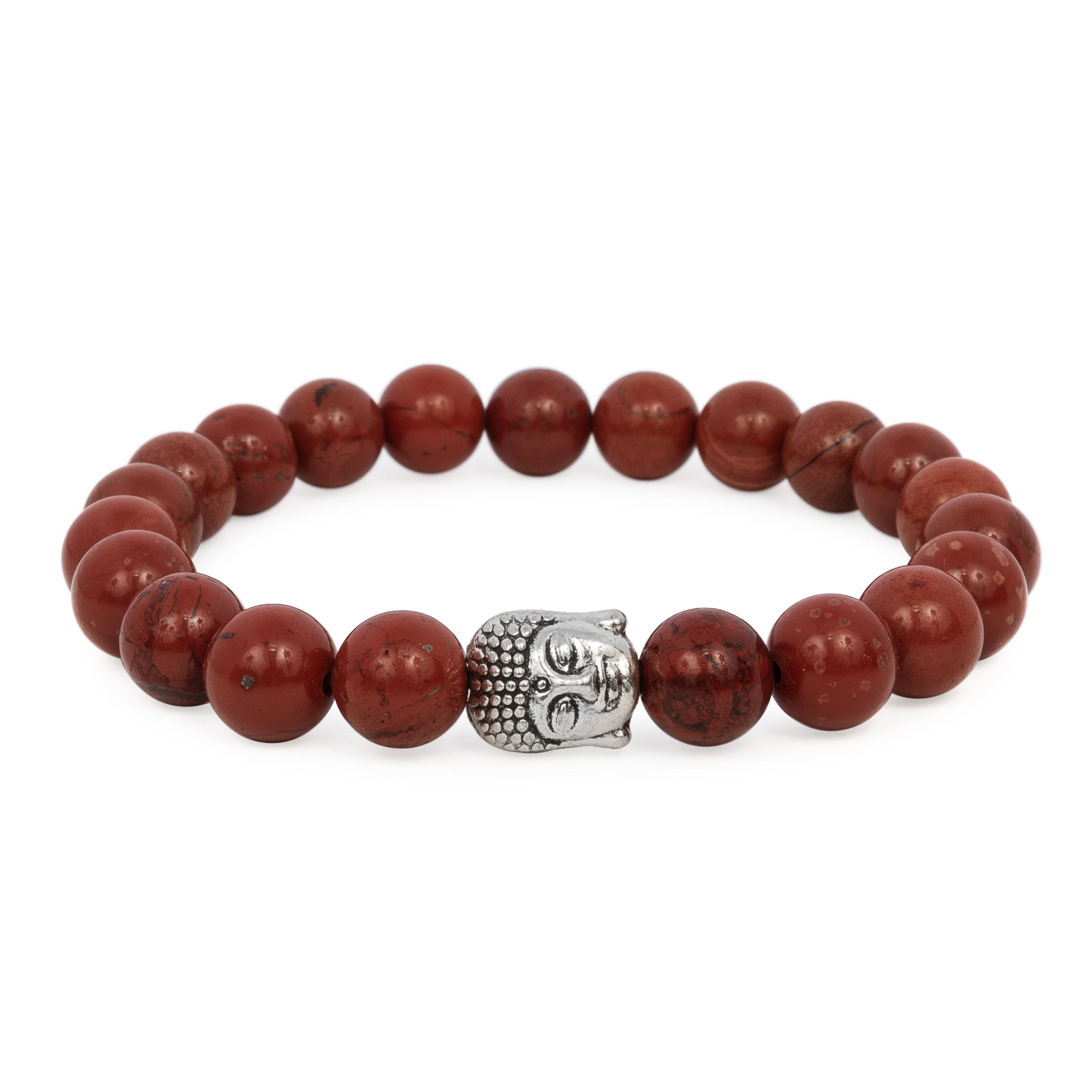 Bracelet Bouddha en Jasper Rouge