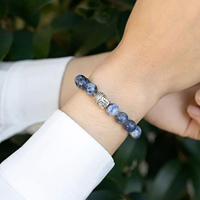 Bracelet Bouddha en Sodalite