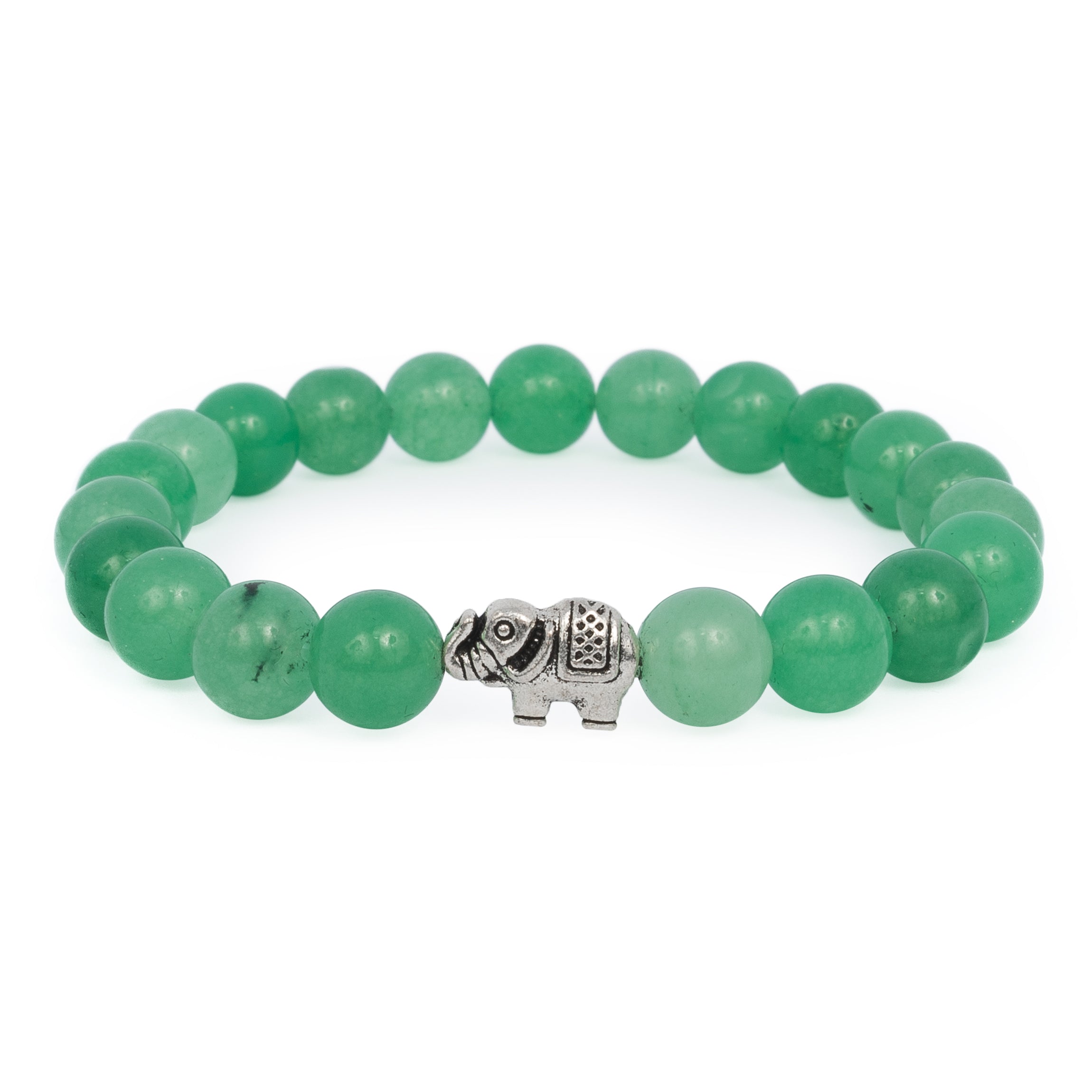 Bracelet Ganesh en Aventurine Verte