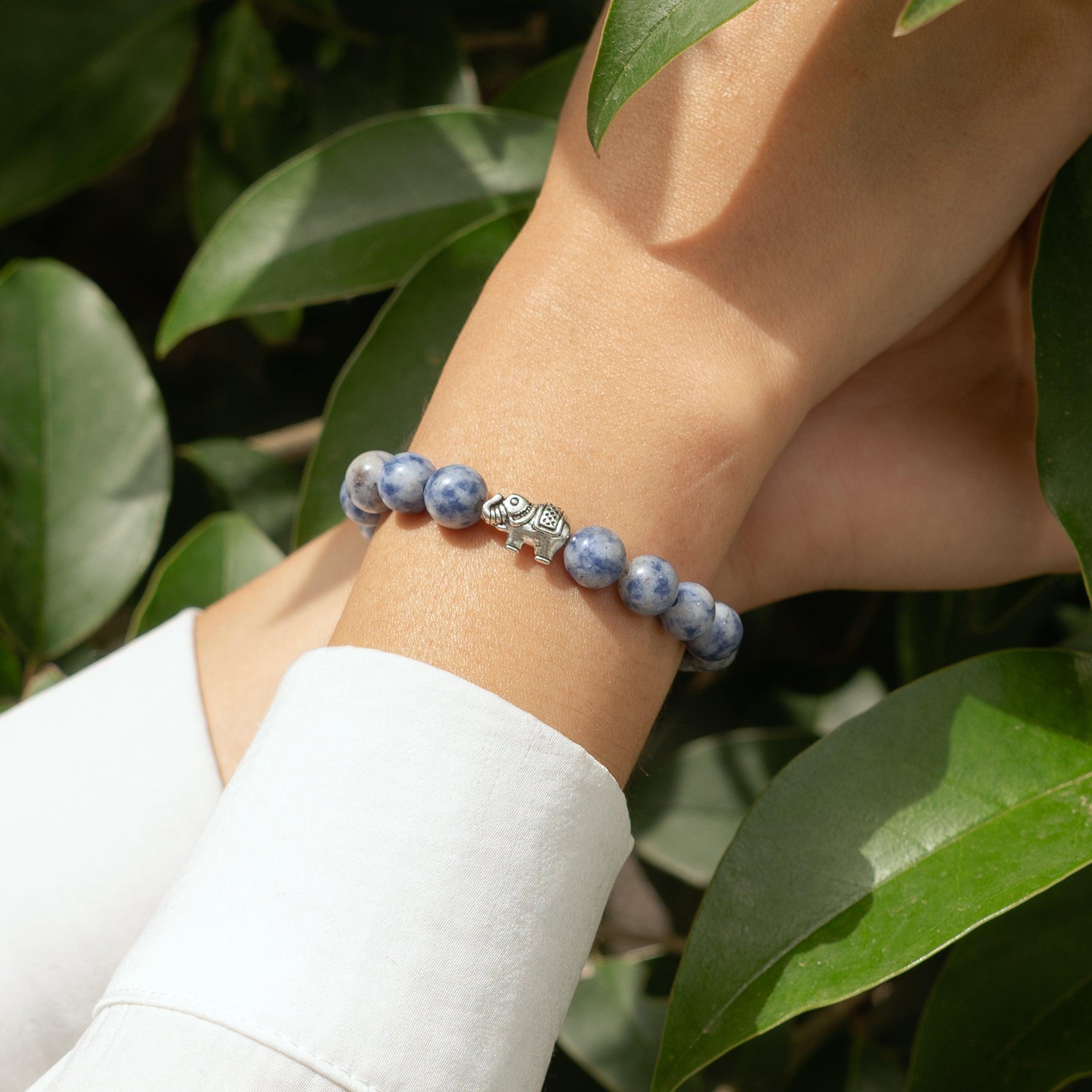 Bracelet Ganesh en Sodalite