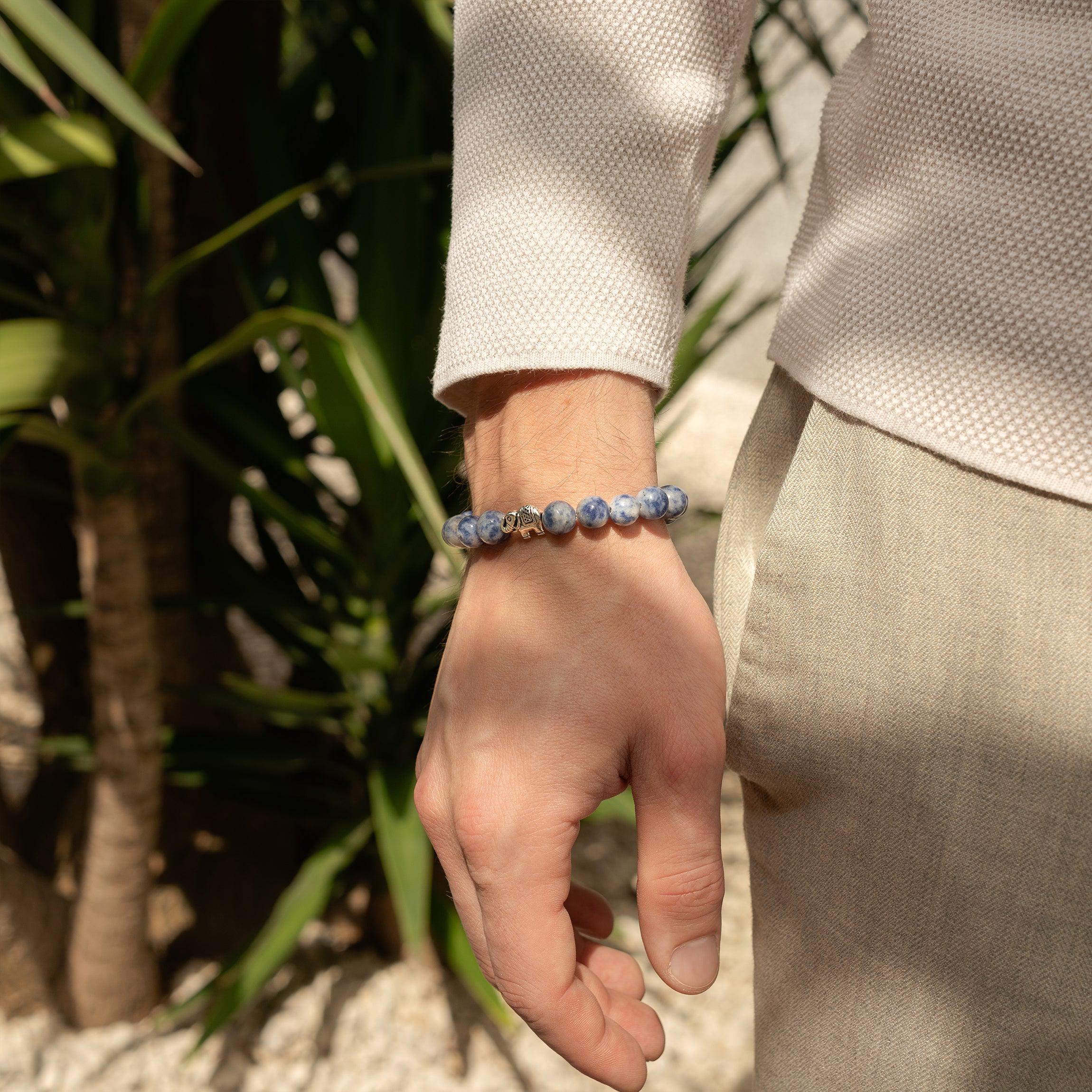 Bracelet Ganesh en Sodalite