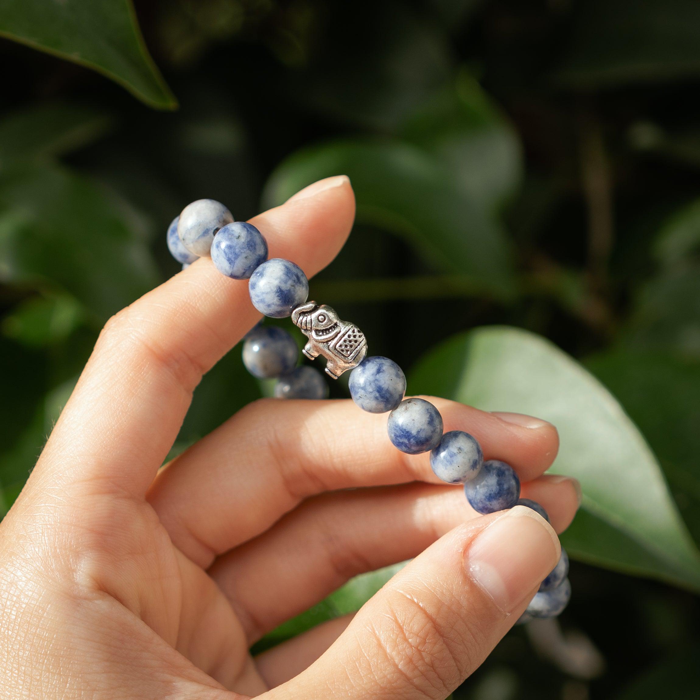 Bracelet Ganesh en Sodalite