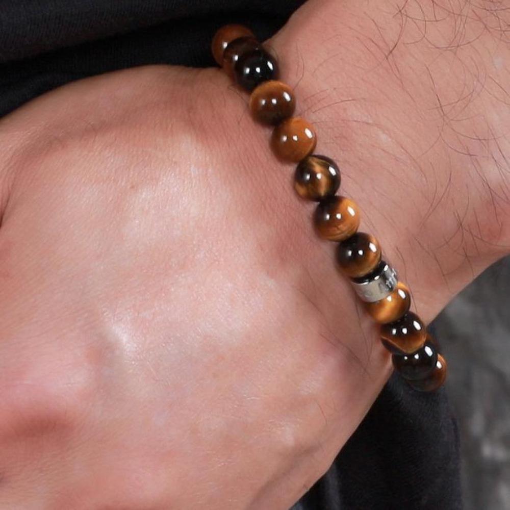 Bracelet Zen Bouddha en Œil de Tigre - Top Zen