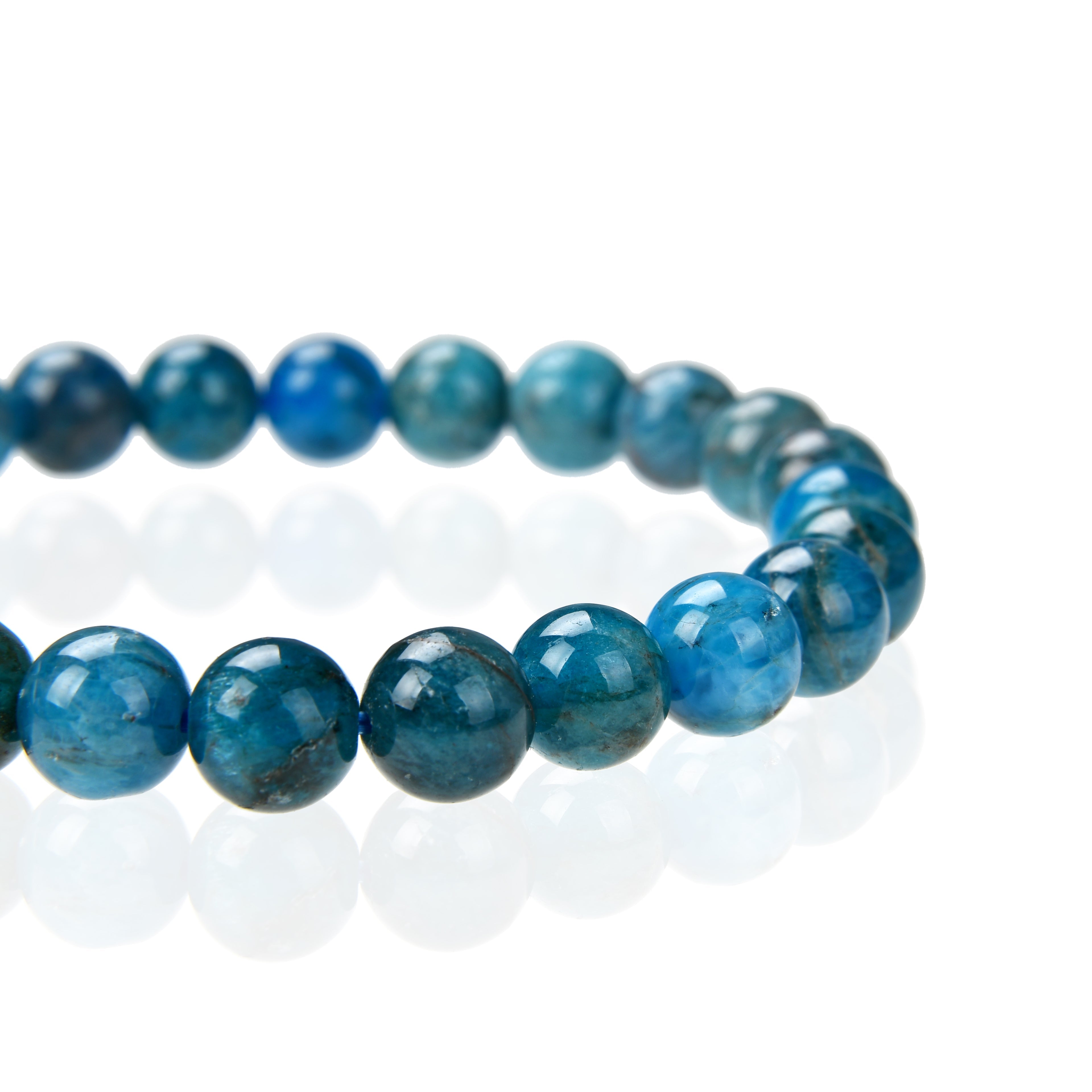 Bracelet en Apatite Naturelle - Bijou Énergétique pour Motivation et Communication