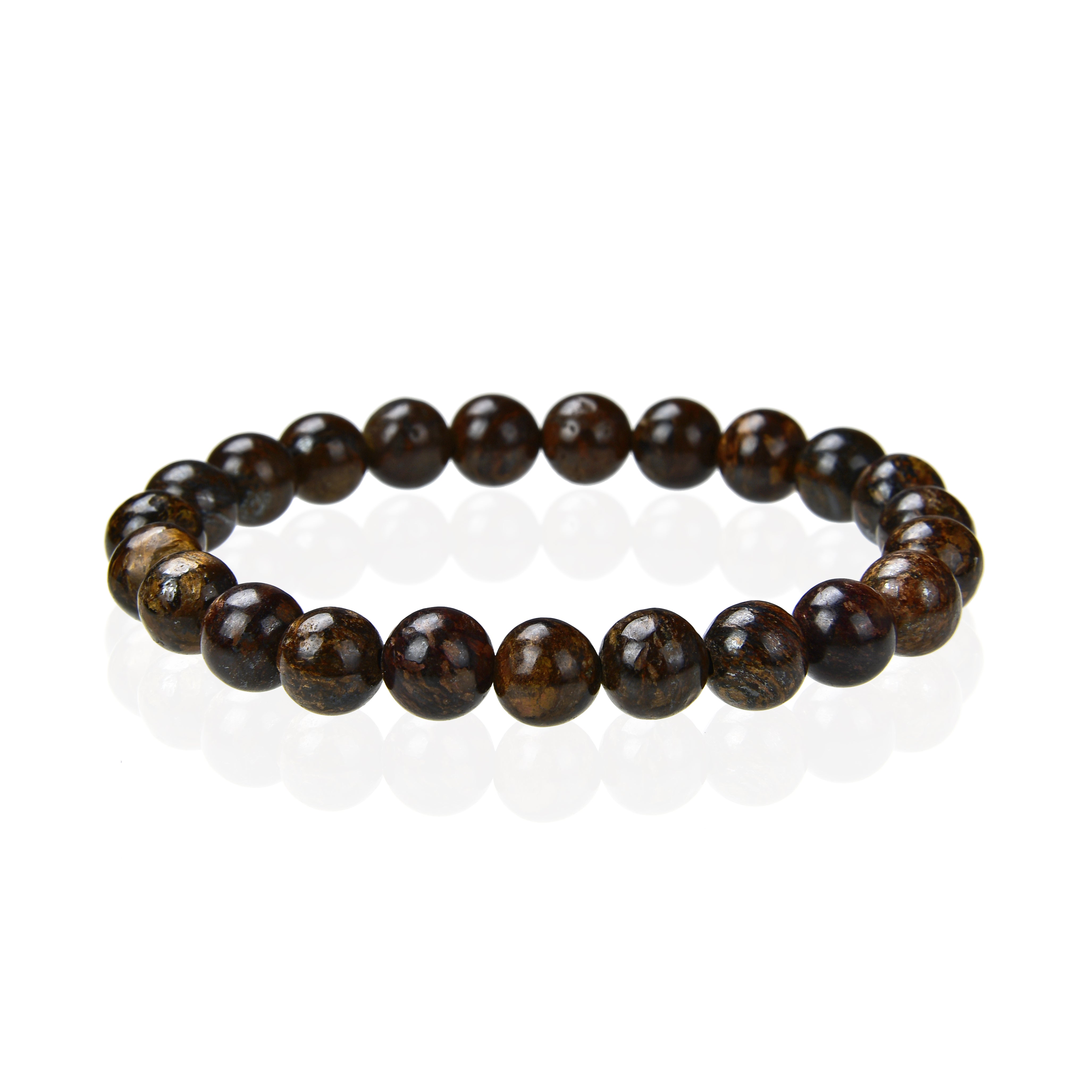 Bracelet en Bronzite Naturelle - Bijou Énergétique pour Confiance en Soi et Ancrage