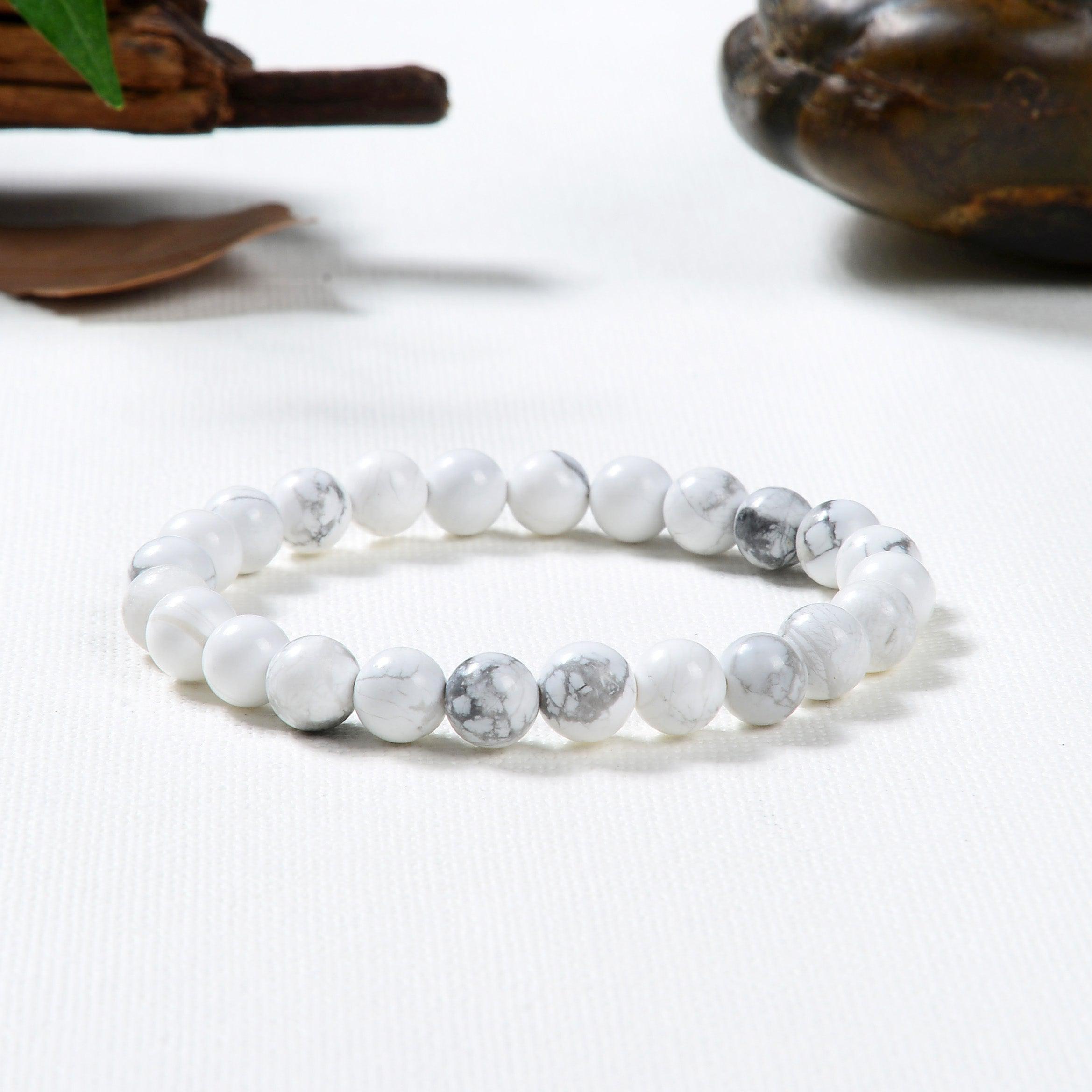 Bracelet en Howlite - Bijou Apaisant de Qualité Supérieure