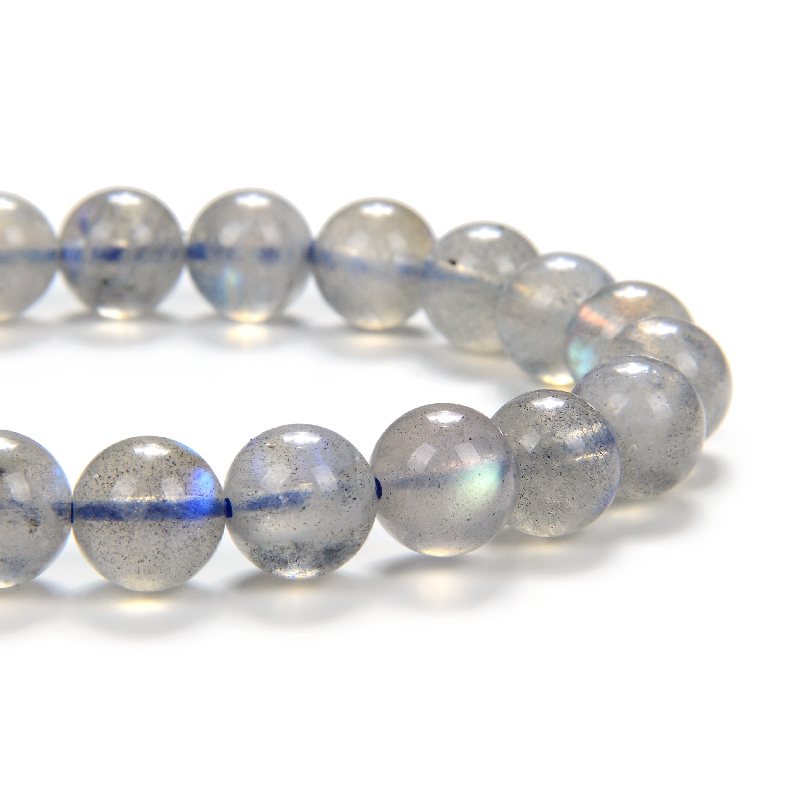 Bracelet en Labradorite Naturelle - Bijou Énergétique pour Protection et Intuition