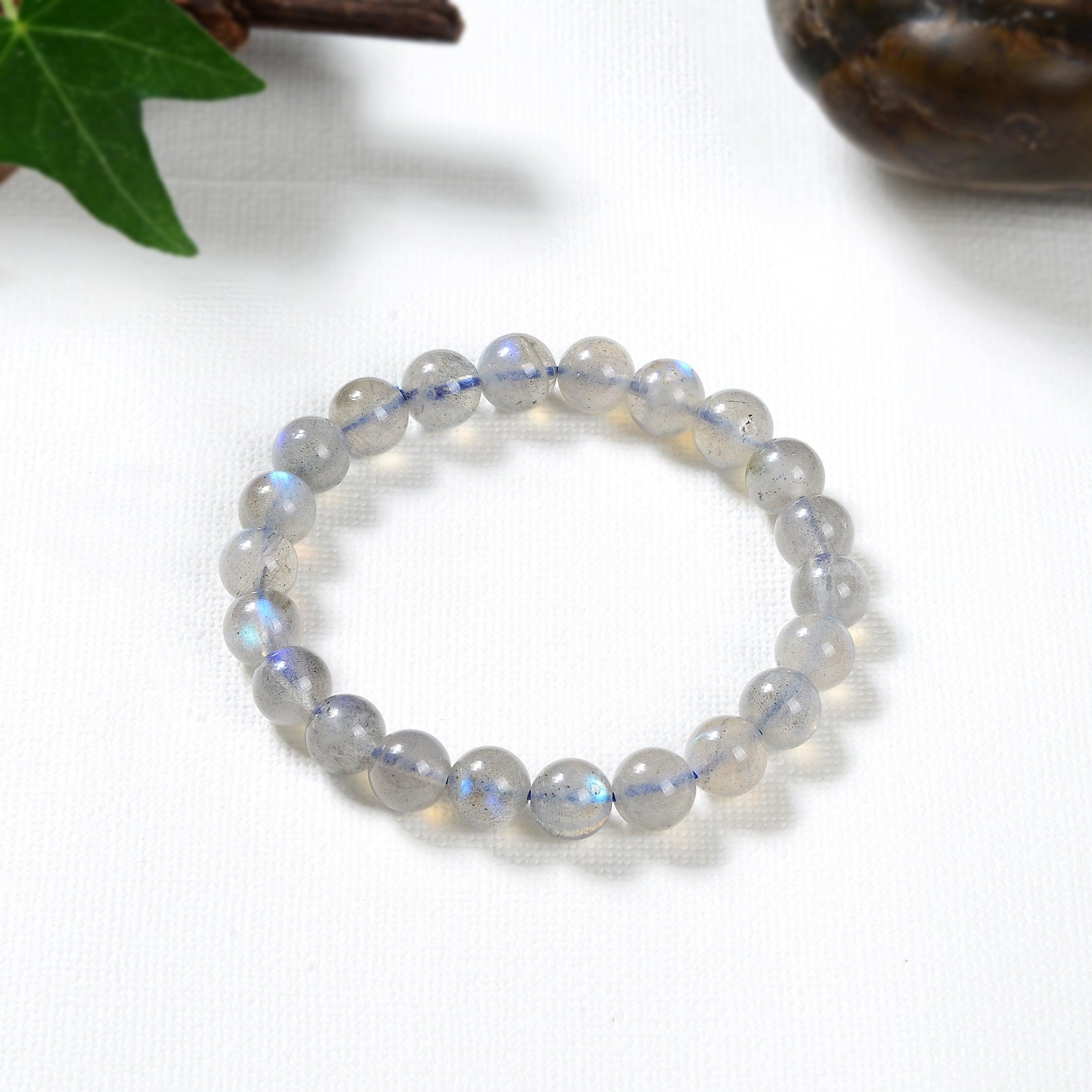 Bracelet en Labradorite Naturelle - Bijou Énergétique pour Protection et Intuition