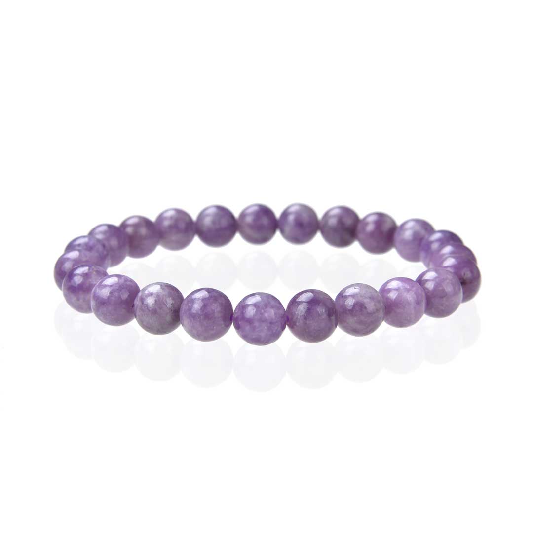 Bracelet en Lépidolite - Équilibre émotionnel et réduction du stress avec la pierre de la sérénité