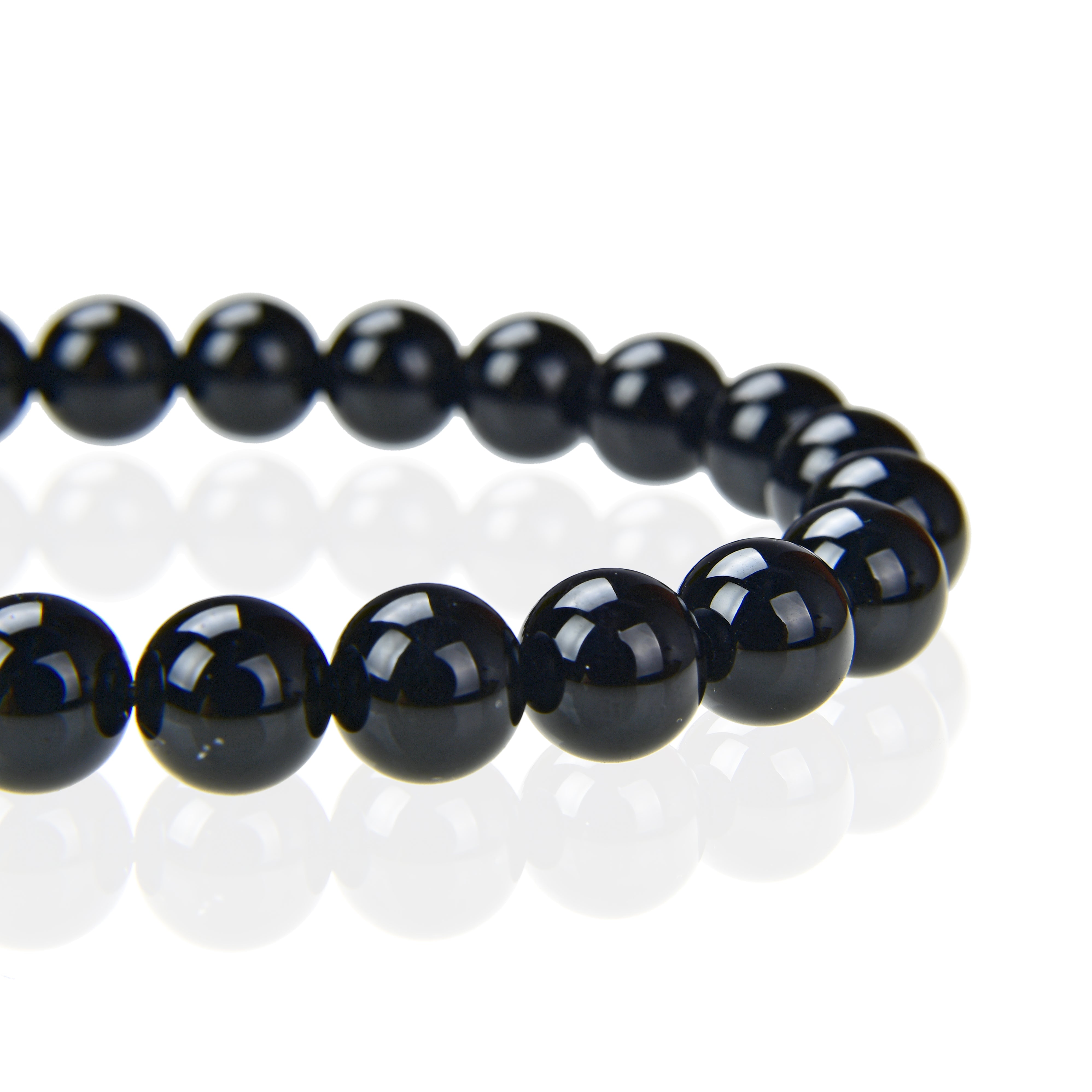 Bracelet en Onyx Noir Naturel - Bijou Énergétique pour Force et Protection