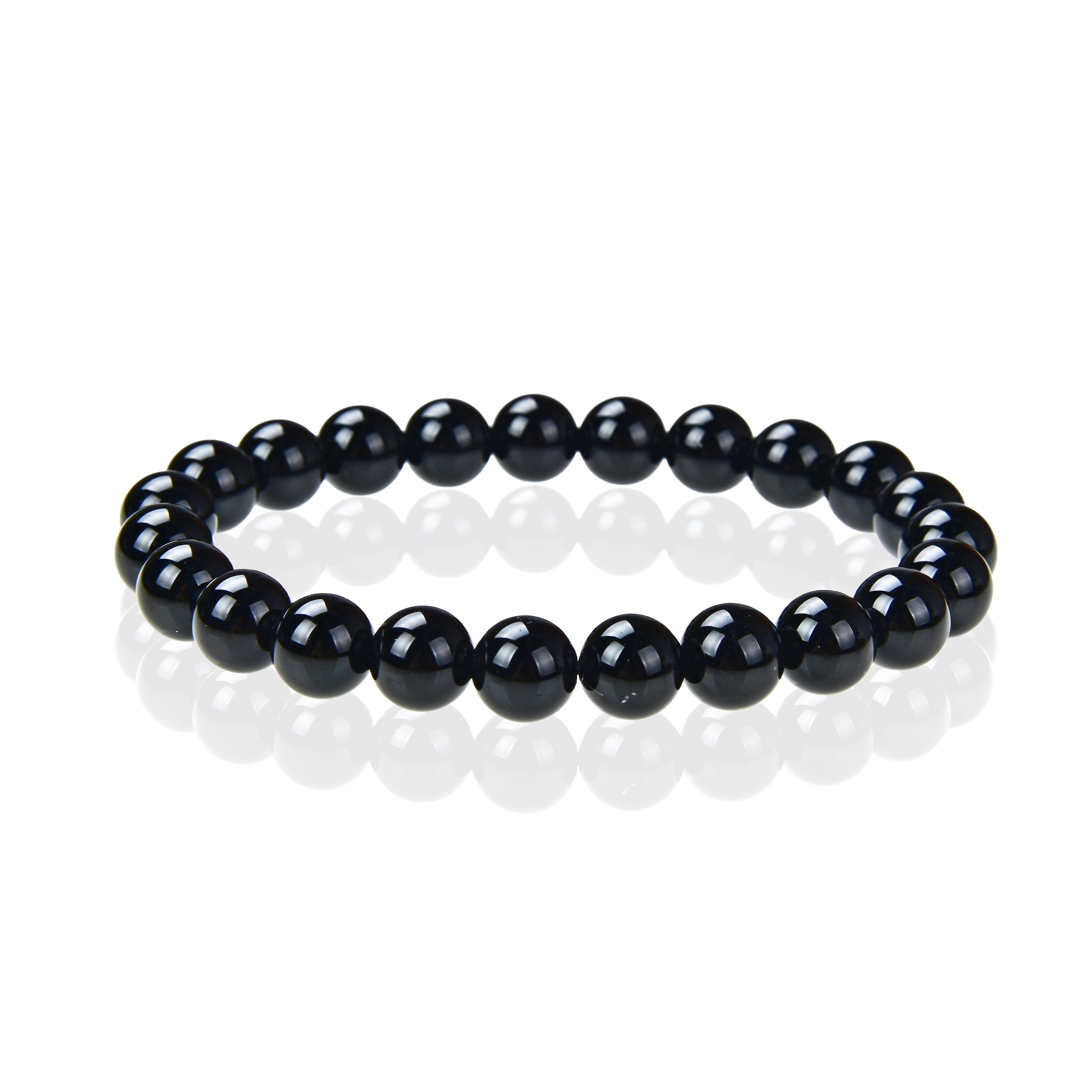 Bracelet en Onyx Noir Naturel - Bijou Énergétique pour Force et Protection