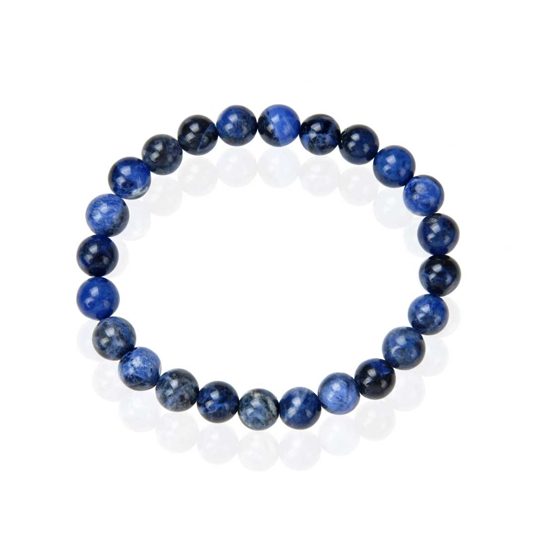 Bracelet en Sodalite Naturelle - Bijou Énergétique pour Calme Mental et Intuition