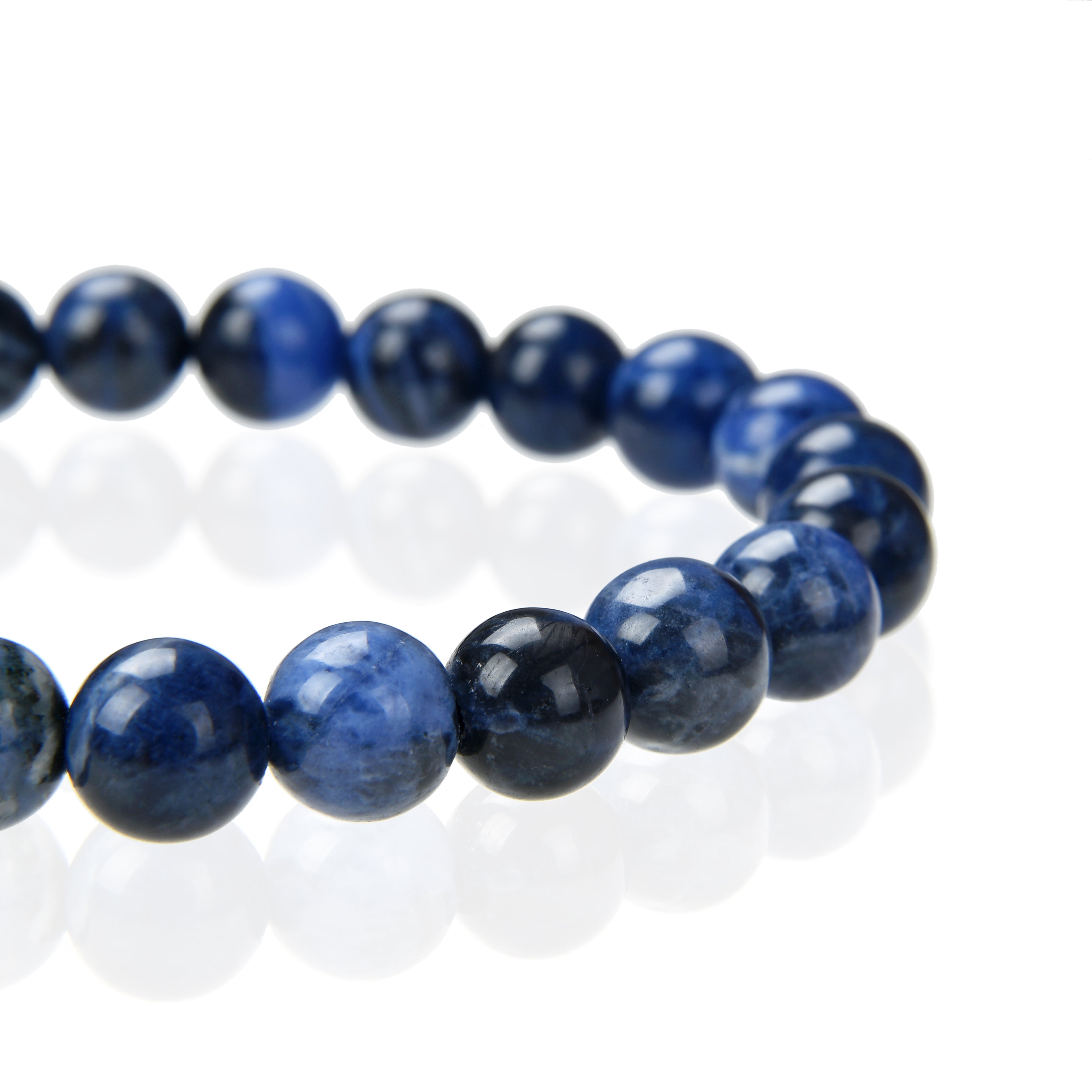 Bracelet en Sodalite Naturelle - Bijou Énergétique pour Calme Mental et Intuition