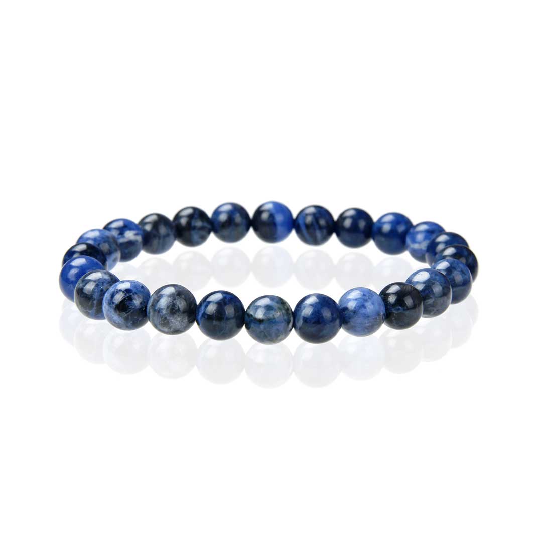 Bracelet en Sodalite Naturelle - Bijou Énergétique pour Calme Mental et Intuition