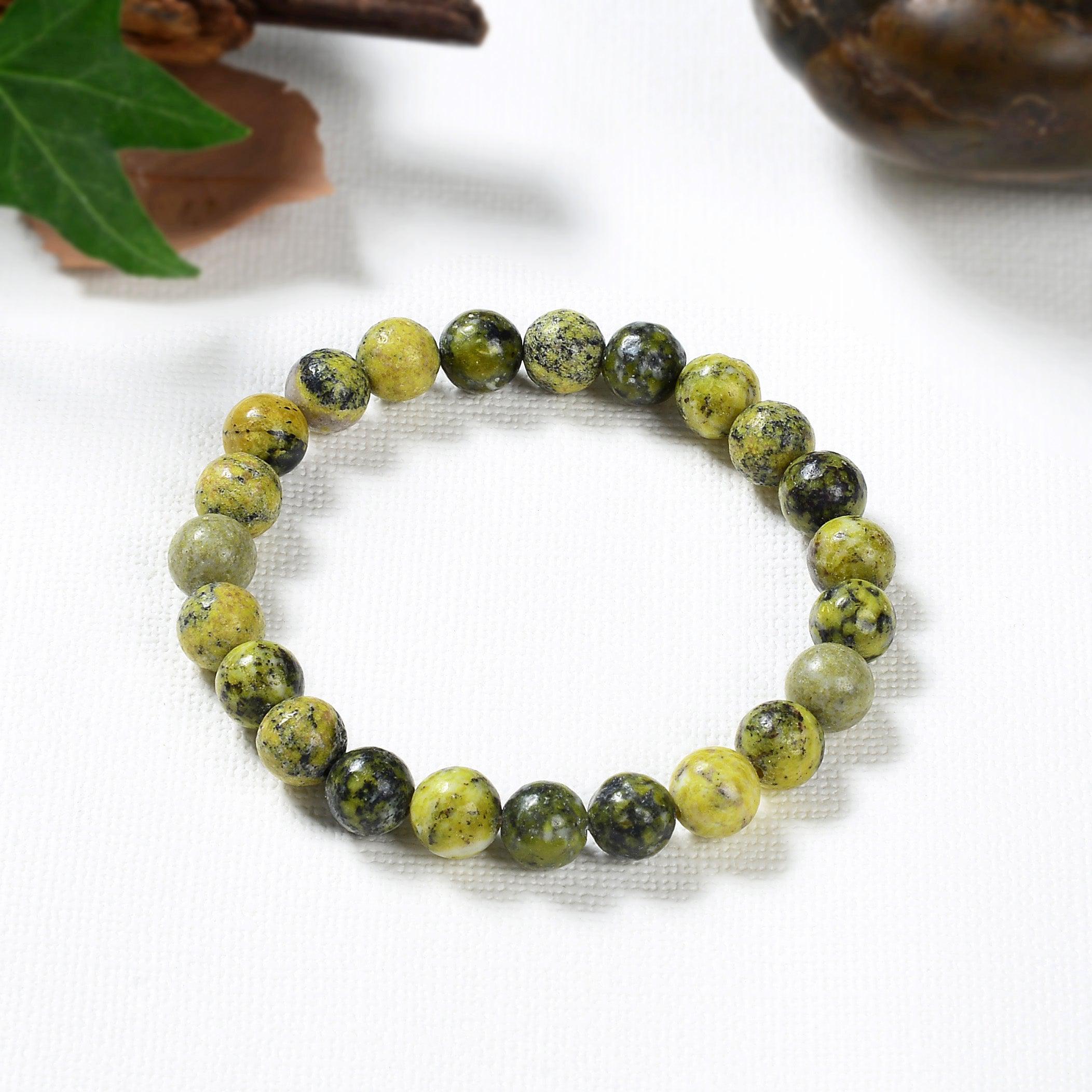 Bracelet en Turquoise Jaune – Un Bijou de Vitalité et de Positivité