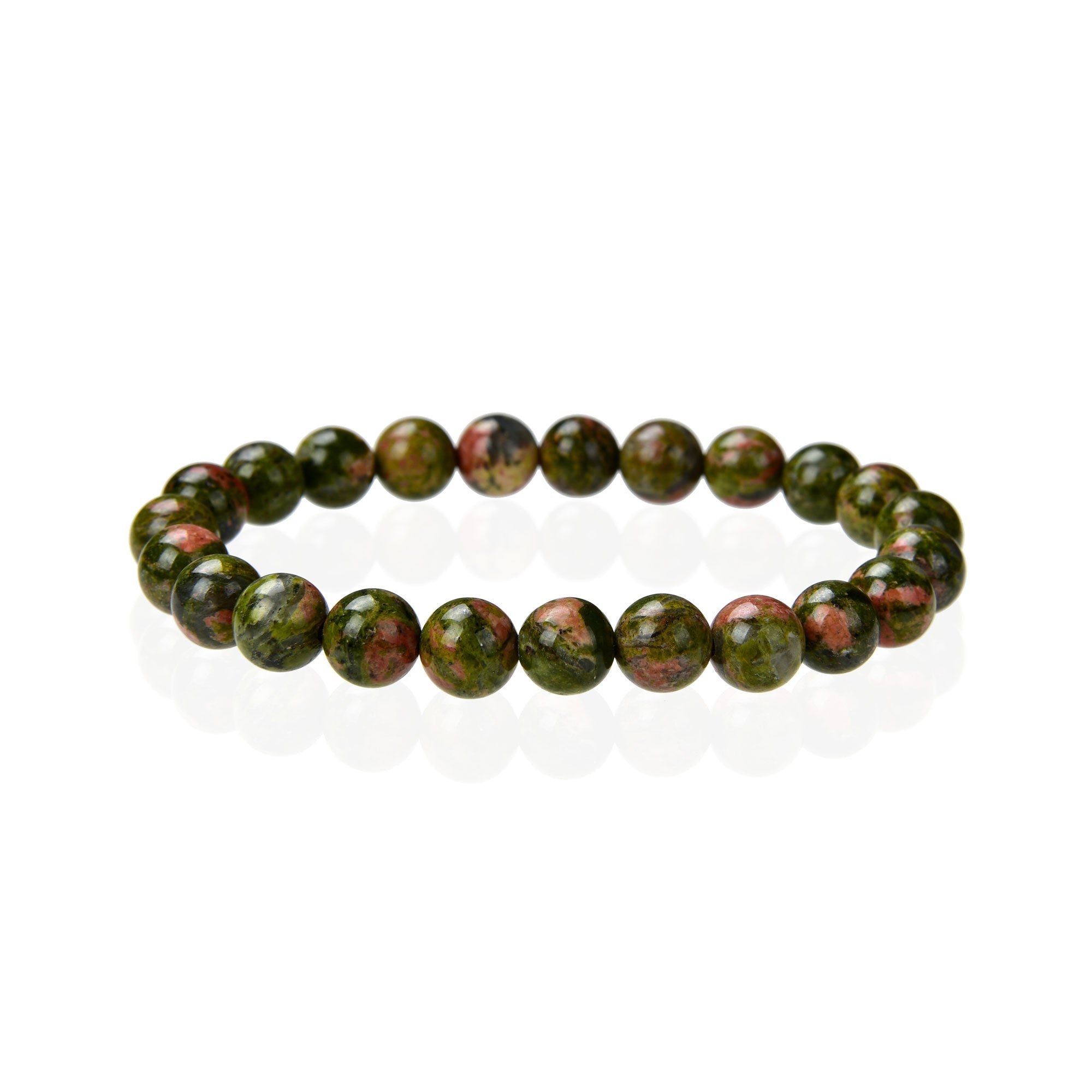 Bracelet en Unakite - Harmonie, Équilibre Émotionnel et Vitalité