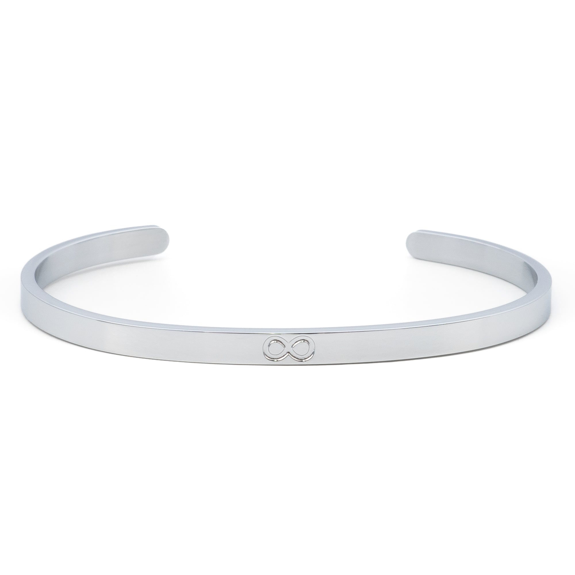 Bracelet Zen en Acier Inoxydable - Couleur Argent - L'Harmonie et l'Élégance à Votre Poignet