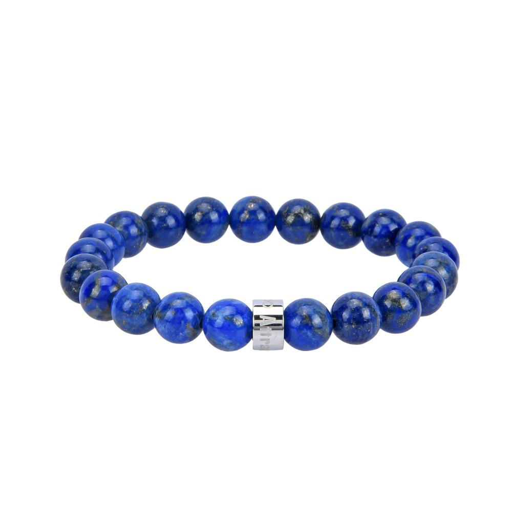 Bracelet «Amélioration de Expression» en Lapis Lazuli d'Afghanistan