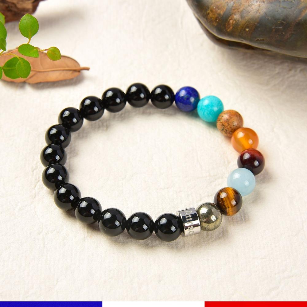 Bracelet «Connexion à l’Univers» en Pierres Naturelles