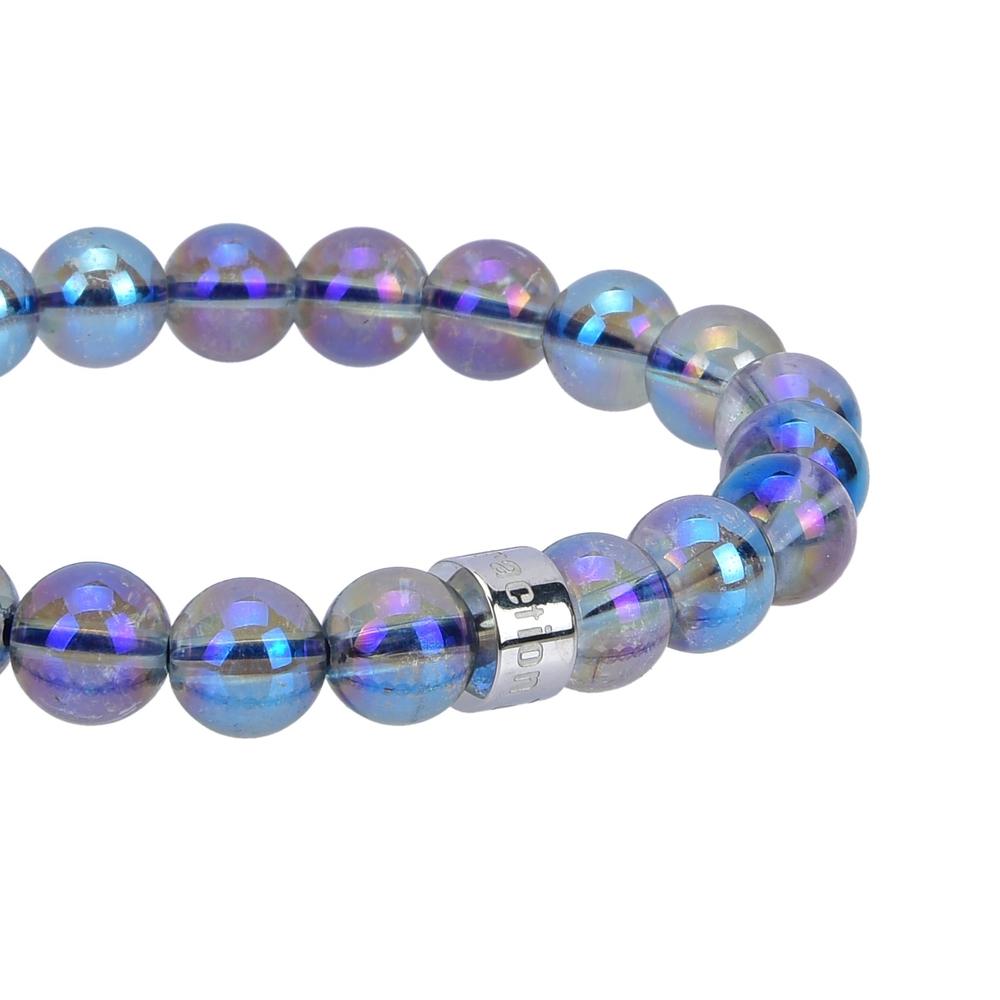 Bracelet «Energie Cosmique» en Quartz Aura du Brésil