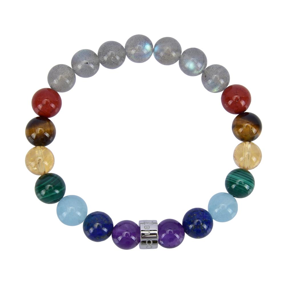 Bracelet des 7 Chakras en Pierres Naturelles